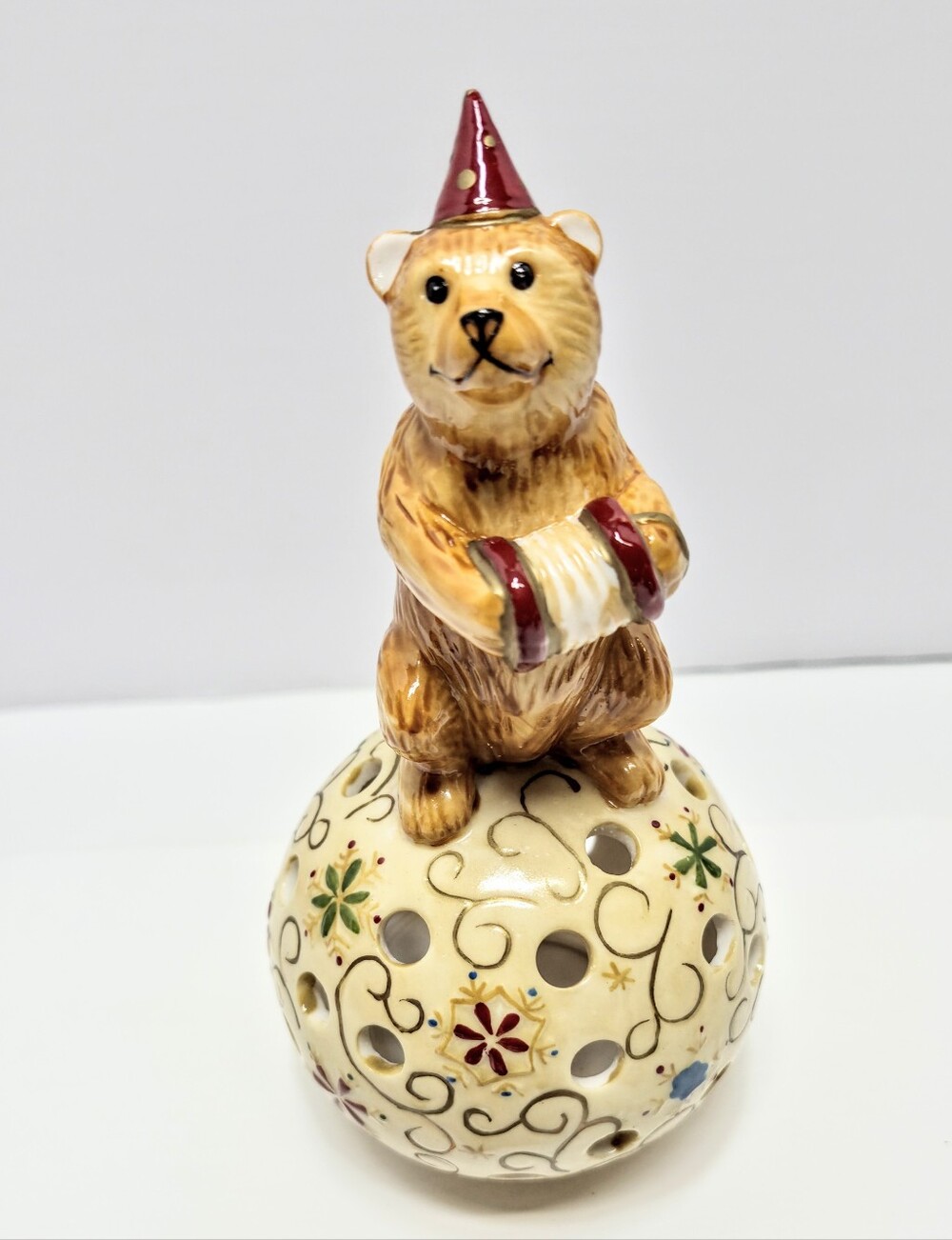 Vintage villeroy & Boch Bear Cirus Ball Tealight